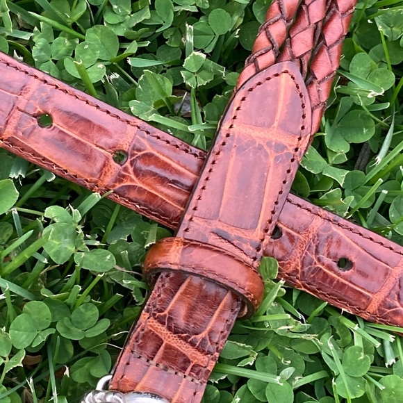 Vintage Brighton Leather Woven Belt! - Picture 7 of 13